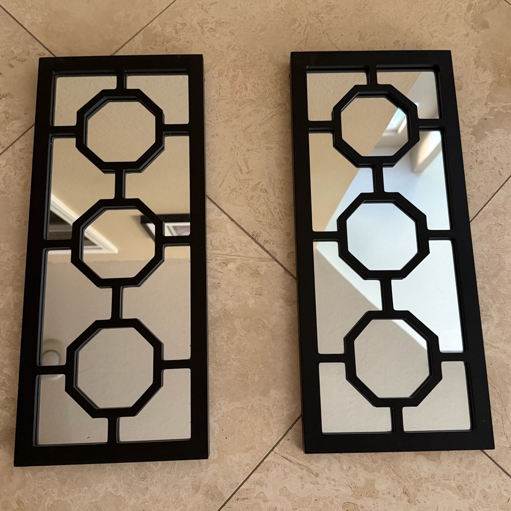 Geometric Accent Mirrors - Picture 3 of 9